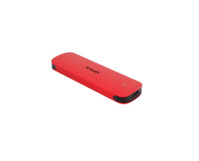 Tooq Caja Externa M.2 NVME USB3.1 Gen2 Aluminio - Color Rojo