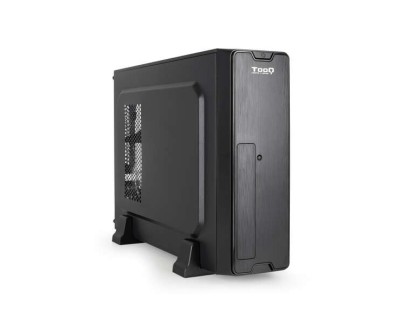 Tooq Caja Slim MATX TQC-3007U3CD 500W Lector Tarjetas - Color Negro