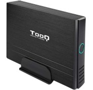 Tooq Carcasa Externa HDD 3.5\" SATA/IDE USB 2.0 con Soporte - Color Negro