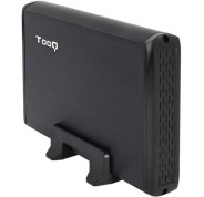 Tooq Carcasa Externa HDD 3.5" SATA USB 2.0 con Soporte - Color Negro