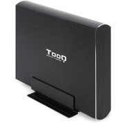 Tooq Carcasa Externa HDD 3.5" SATA USB 3.0/3.1 Gen1 con Soporte - Color Negro