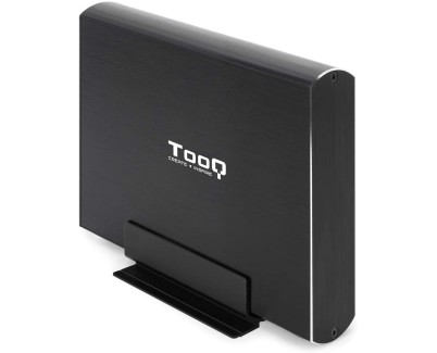 Tooq Carcasa Externa HDD 3.5\" SATA USB 3.0/3.1 Gen1 con Soporte - Color Negro