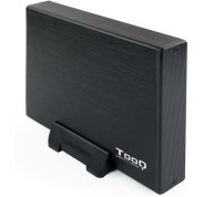 Tooq Carcasa Externa HDD 3.5\" SATA USB 3.0 con Soporte - Color Negro