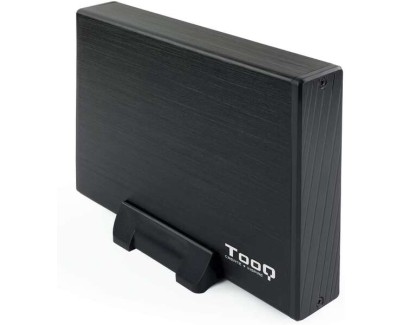 Tooq Carcasa Externa HDD 3.5\" SATA USB 3.0 con Soporte - Color Negro