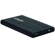 Tooq Carcasa Externa HDD/SDD 2.5\" hasta 9,5mm SATA USB 2.0 - Color Negro