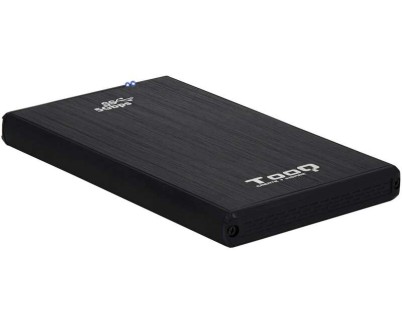 Tooq Carcasa Externa HDD/SDD 2.5\" hasta 9,5mm SATA USB 3.0/3.1 Gen 1 - Color Negro