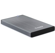 Tooq Carcasa Externa HDD/SDD 2.5" hasta 9,5mm SATA USB 3.0 - Color Gris