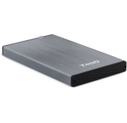 Tooq Carcasa Externa HDD/SDD 2.5\" hasta 9,5mm SATA USB 3.0 - Color Gris