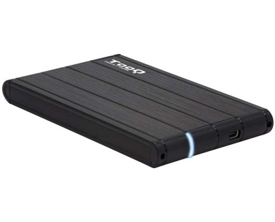 Tooq Carcasa Externa HDD/SDD 2.5\" hasta 9,5mm SATA USB 3.0 - Color Negro