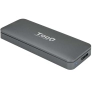 Tooq Carcasa Externa SSD M2 NGFF USB-C - Color Gris