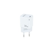 Tooq Cargador de Pared GaN USB-C/PD 30W - Color Blanco