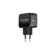 Tooq Cargador de Pared USB 5V 2.4 A - 1 Puerto USB - Color Negro