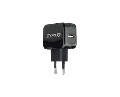 Tooq Cargador de Pared USB 5V 2.4 A - 1 Puerto USB - Color Negro