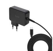 Tooq Cargador de Portatil GaN USB-C/PD 100W - Cable de 1.80m - Color Negro