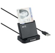 Tooq Lector de Tarjetas Inteligentes DNIe VISION USB 2.0 - Color Negro