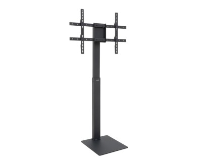 Tooq Midas Soporte de Suelo para Pantallas de 37-70\" - Giro y Rotacion Regulables - Gestion de Cables - Peso Max 40kg - VESA Max 600x400 - Color Negro