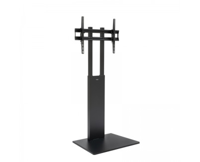 Tooq Mirror Soporte de Suelo Fijo para Pantallas de 32-85\" - Ajuste en Altura e Inclinacion - Peso Max 40kg - VESA Max 600x400 - Color Negro