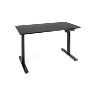 Tooq Origami Mesa de Escritorio Electrica Ajustable en Altura 730-1180mm - Motor DC 100-240V - Tablero de MDF 18mm - Color Negro
