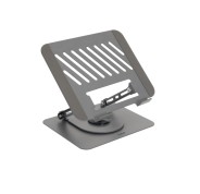 Tooq PH-DAFNE-G Soporte de Sobremesa para Portatil - De 11\" a 17\" - Acero - Rotacion 360 - Plegable y Portatil - Estable y Antideslizante - Ajustable - Color Gris Oscuro