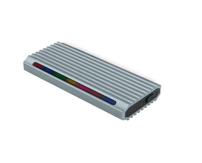 Tooq Shinobi Carcasa Externa SSD M.2 NGFF/NVMe USB-A 3.1 Gen2 RGB