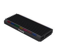 Tooq Shinobi Carcasa Externa SSD M.2 NGFF/NVMe USB-C 3.1 Gen2 RGB