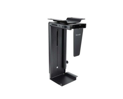 Tooq Soporte de Escritorio/Pared para CPU - Peso Max 10kg - Angulo de Giro 180º - Color Negro