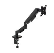 Tooq Soporte de Mesa con Brazo Articulado para Monitor de 13\"-32\" - Giratorio e Inclinable - Gestion de Cables - Peso Max 9kg - VESA 100x100mm - Color Negro