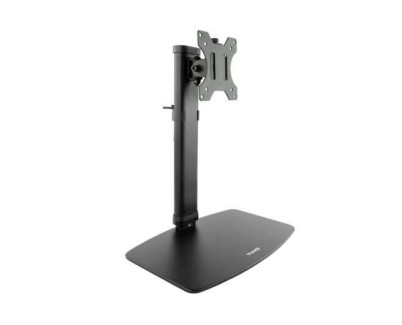 Tooq Soporte de Mesa para Monitor de 17\"-27\" - Gestion de Cables - Peso Max 6Kg - VESA 100X100mm - Color Negro