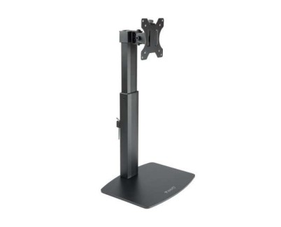 Tooq Soporte de Mesa para Monitor de 17\"-32\" - Regulacion de Altura por Piston de Gas - Gestion de Cables - Peso Max 7Kg - VESA 100X100mm - Color Negro