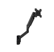 Tooq Soporte de Pared con Brazo Articulado para Monitor de 13\"-34\" - Piston de Gas - Giratorio e Inclinable - Gestion de Cables - Peso Maximo 10kg - VESA 100x100 - Color Negro