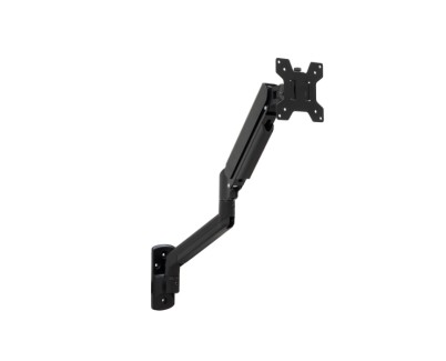 Tooq Soporte de Pared con Brazo Articulado para Monitor de 13\"-34\" - Piston de Gas - Giratorio e Inclinable - Gestion de Cables - Peso Maximo 10kg - VESA 100x100 - Color Negro