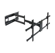 Tooq Soporte de Pared con Brazo Articulado para TV de 43\"-80\" - Gran Angular - Giratorio e Inclinable - Peso Max 50Kg - VESA 800x400mm - Color Negro