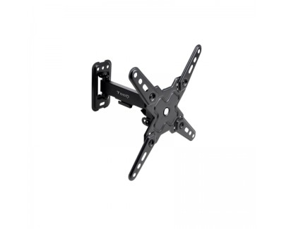 Tooq Soporte de Pared con Brazo para Pantallas de 13\"-43\" - Giratorio e Inclinable - Gestion de Cables - Peso Max 20kg - VESA Max. 200x200mm - Color Negro