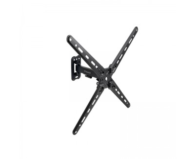 Tooq Soporte de Pared con Brazo para Pantallas de 13\"-55\" - Giratorio e Inclinable - Gestion de Cables - Peso Max 25kg - VESA Max. 400x400mm - Color Negro