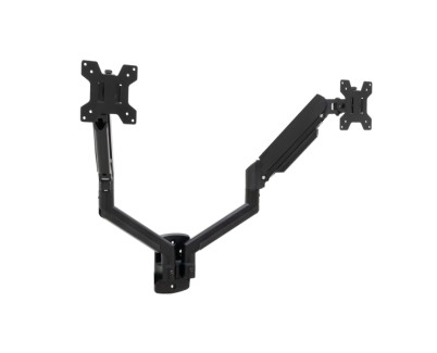 Tooq Soporte de Pared con Brazos Articulados para Monitores de 13\"-34\" - Piston de Gas - Giratorio e Inclinable - Gestion de Cables - Peso Maximo 10kg - VESA 100x100 - Color Negro
