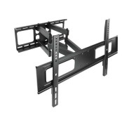 Tooq Soporte de Pared con Doble Brazo Articulado para TV de 37\"-70\" - Giratorio e Inclinable - Peso Max 50Kg - VESA 600x400mm - Color Negro