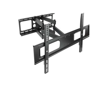 Tooq Soporte de Pared con Doble Brazo Articulado para TV de 37\"-70\" - Giratorio e Inclinable - Peso Max 50Kg - VESA 600x400mm - Color Negro