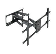 Soporte TV Approx Suelo Ruedas 30``-55`` Negro