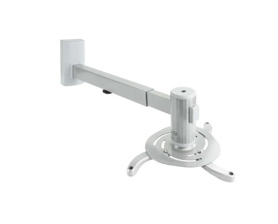 Tooq Soporte de Pared para Proyector - Inclinable y Giratorio - Peso Max 10Kg - Color Plata