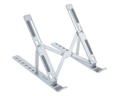 Tooq Soporte Elevador Aluminio Plegable Portatiles - Color Plata