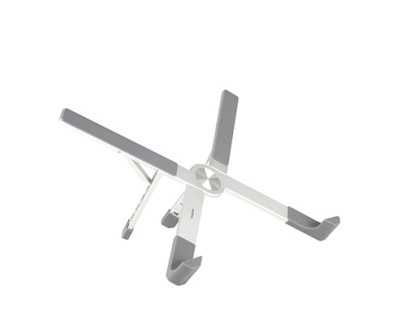 Tooq Soporte para Portatil hasta 17.3\" - Plegable y Portatil - Color Plata