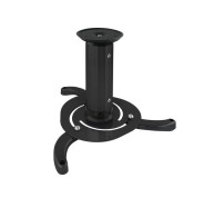 Tooq Soporte Universal de Techo para Proyector - Inclinable y Giratorio - Peso Max 10Kg - Color Negro