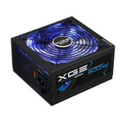 Tooq XGE II Fuente de Alimentacion Gaming 600W ATX 2.3 12V - PFC Activo - Certificacion 80 Plus Bronze - Ventilador Silencioso 140mm con Iluminacion LED - Color Negro