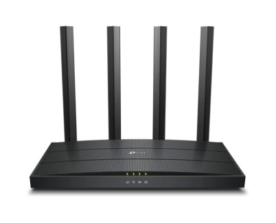 TP-Link Archer AX12 Router Inalambrico Doble Banda AX1500 WiFi 6 - 4 Puertos RJ-45 - 4 Antenas Exteriores - Color Negro