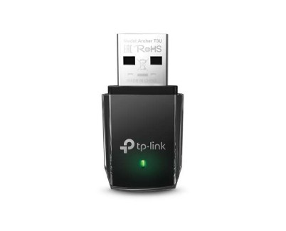 TP-LINK Archer T3U Mini Adaptador USB Inalambrico MU-MIMO AC1300 - Color Negro - Alta Velocidad