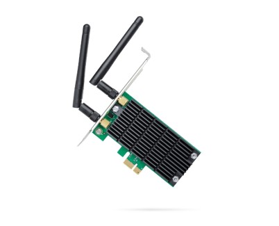 TP-LINK Archer T4E Adaptador PCI Express WiFi Banda Dual AC1200 - Beamforming - 2 Antenas Externas