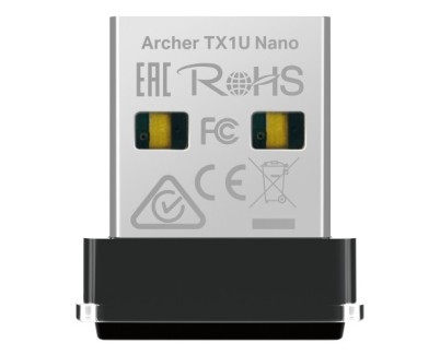 TP-Link Archer TX1U Nano Adaptador USB a WiFi 6 - Velocidad 287Mbps - Seguridad Avanzada - Color Negro