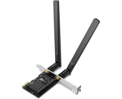 TP-Link Archer TX20E Adaptador PCIe WiFi 6 AX1800 Bluetooth 5.2 con 2 Antenas de Alta Ganancia