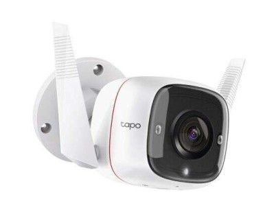 TP-Link Camara de Seguridad IP WiFi 3Mpx UHD - Vision Nocturna - Deteccion de Movimiento - Control por Voz - Proteccion IP66