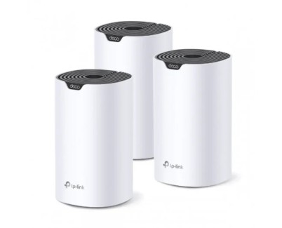 TP-Link Deco S7 Sistema WiFi Mesh Inteligente Doble Banda AC1900 - 3 Unidades Deco - 3 Puertos Ethernet LAN (RJ-45) - Tecnologia MU-MIMO
